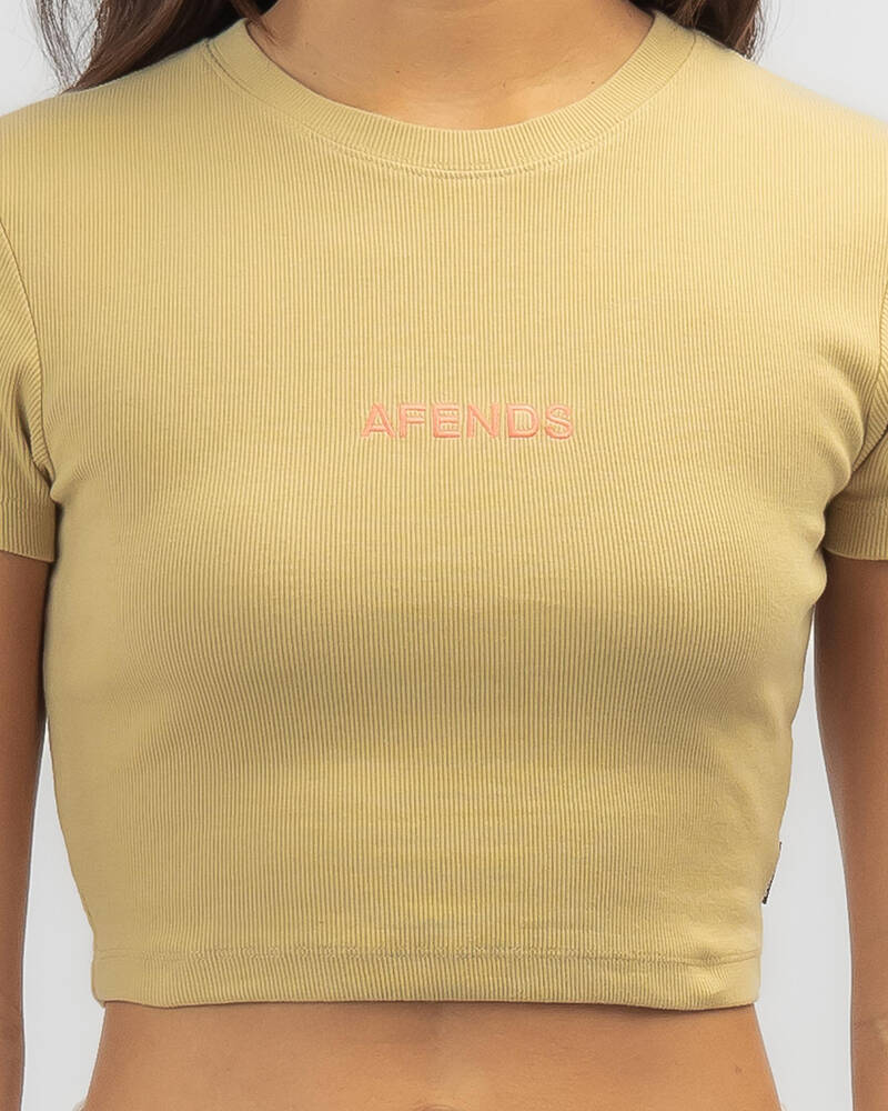 Afends Dillon Abbie Baby Tee for Womens