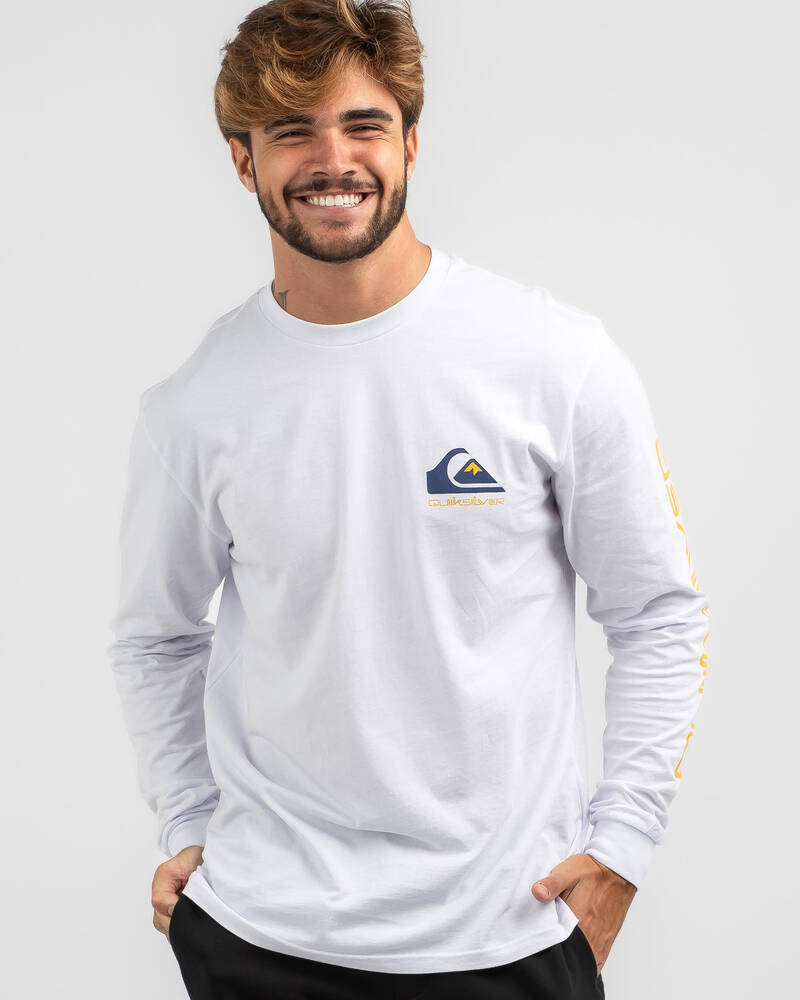 Quiksilver Omni Logo Long Sleeve T-Shirt for Mens