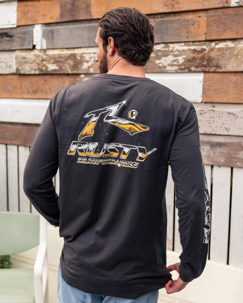 Rusty Thirsty Long Sleeve T-Shirt for Mens