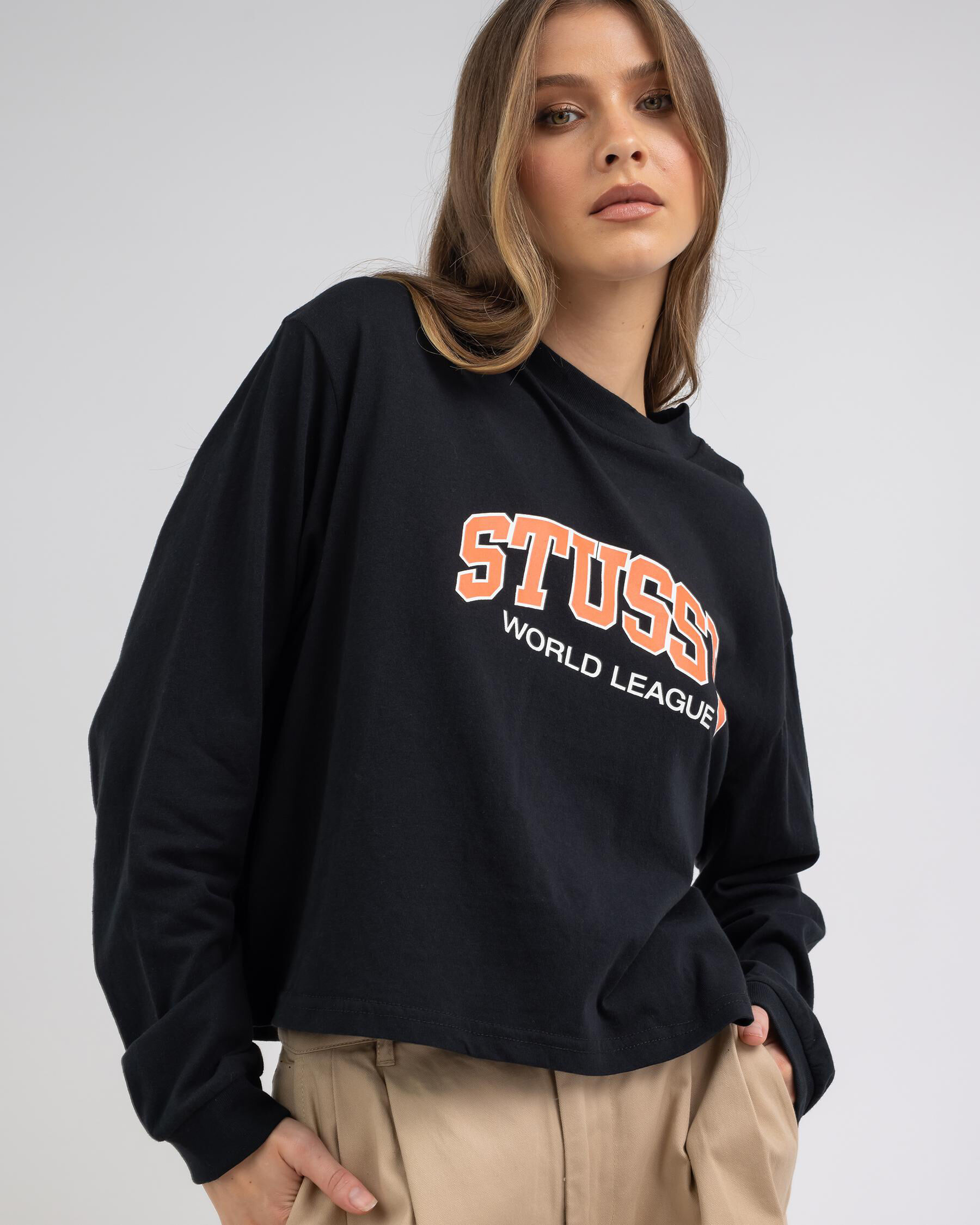 Stussy World League Mock Neck Long 