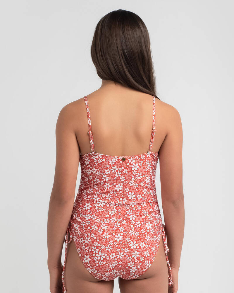 Kaiami Girls' Blossom One Piece Swimsuit for Womens