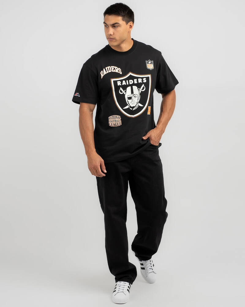 Majestic Las Vegas Raiders MLB Logomania T-Shirt for Mens