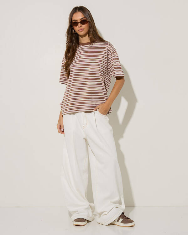 S-Double Stripe T-Shirt for Womens