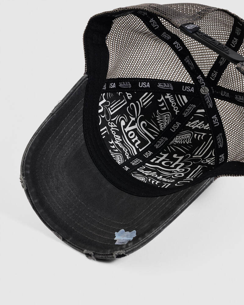 Von Dutch Distressed Old Originals Trucker Cap for Mens