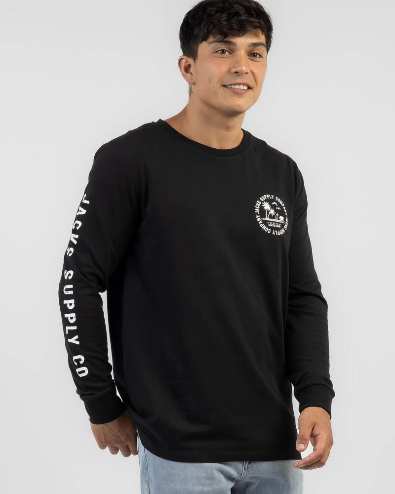Jacks Hideaway Long Sleeve T-Shirt for Mens