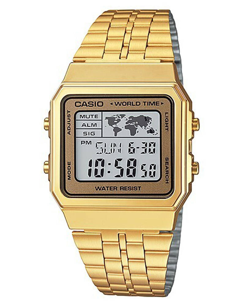 Casio A500WGA-9DF World Time Watch for Mens
