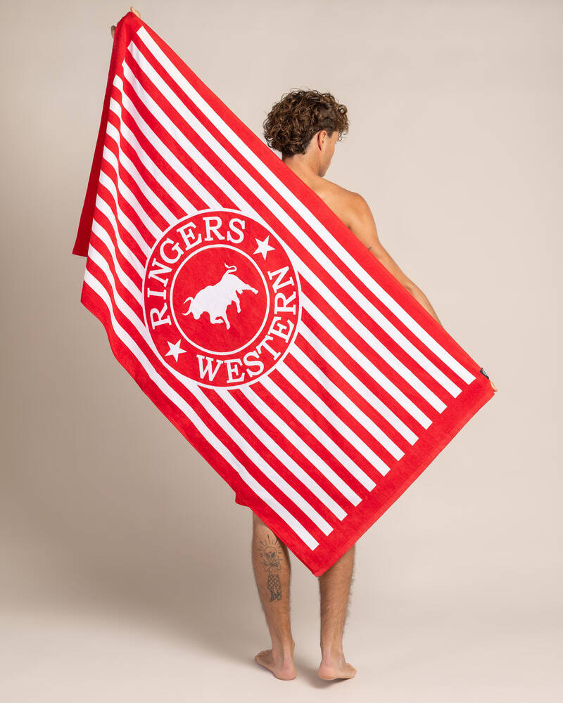 Ringers Western Ringers Stripe Towel for Mens
