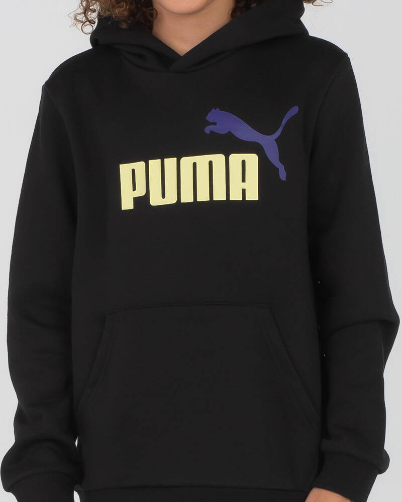Puma Boys' ESS Col Big Logo Hoodie for Mens