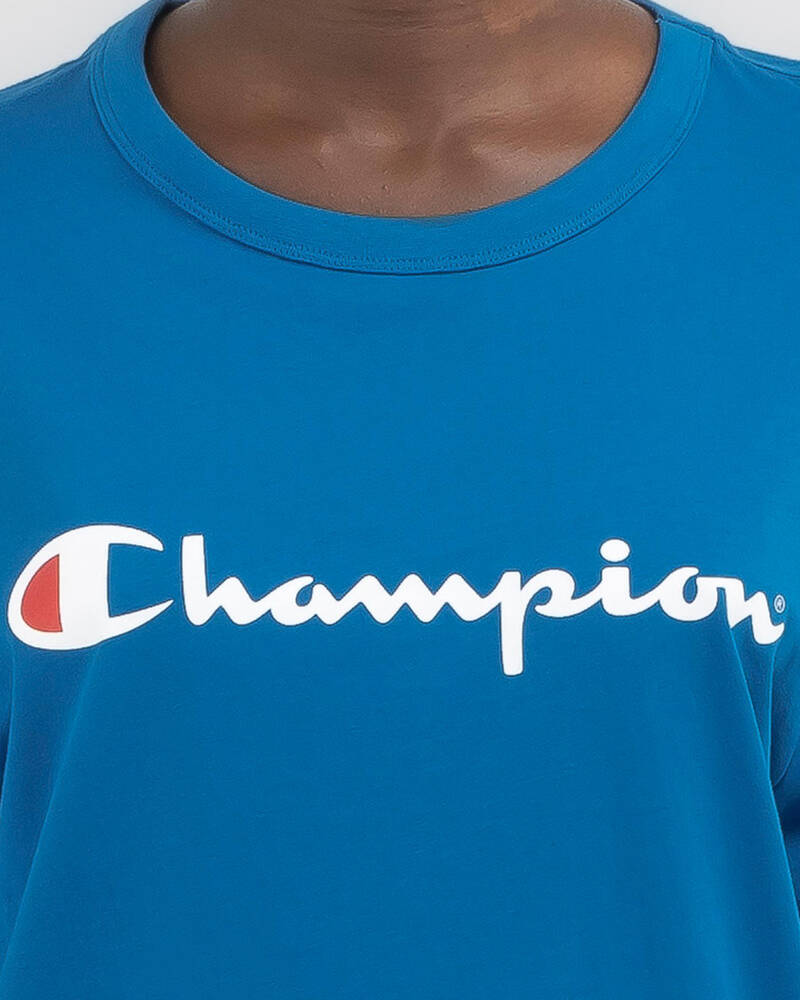 Champion Logo T-Shirt for Womens