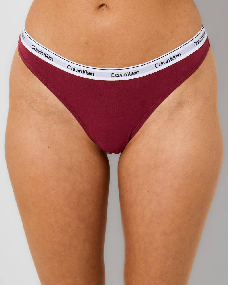 Calvin Klein Modern Logo Thong for Womens