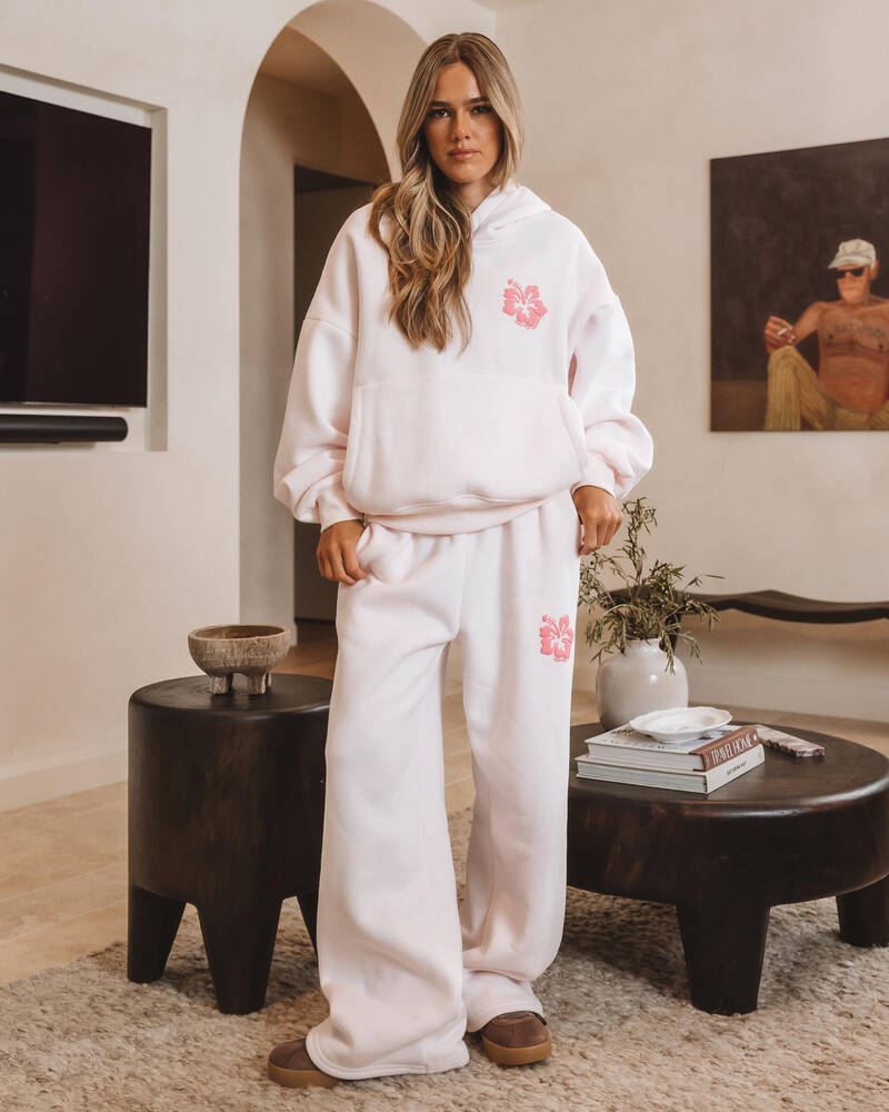 Malibu Lounge Hibiscus Hoodie for Womens