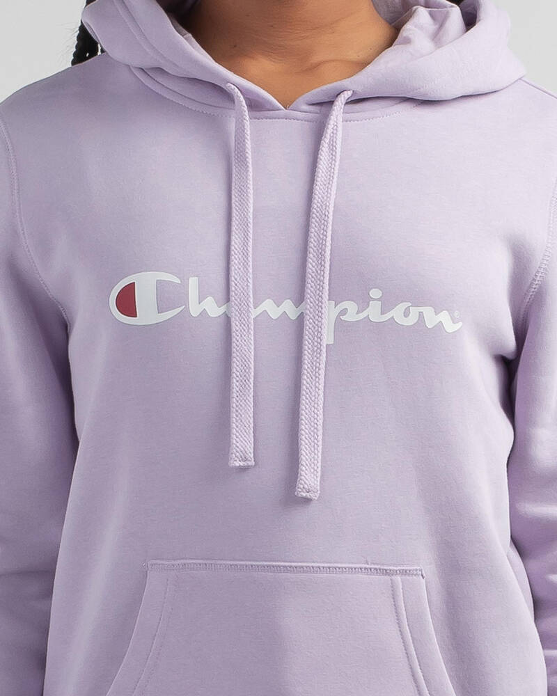 Champion Logo Hoodie for Womens