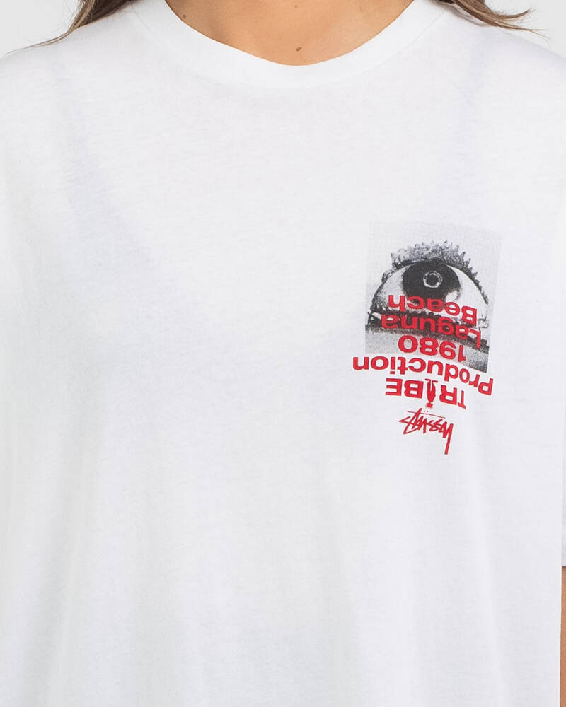 Stussy Tribe Relaxed T-Shirt for Womens