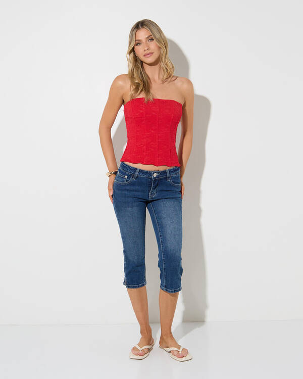 Ava And Ever Meli Lace Corset Top for Womens