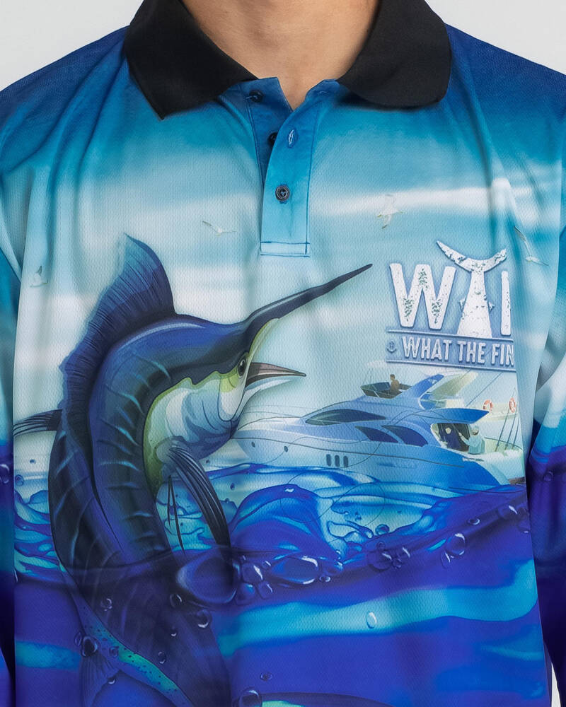 Salty Life Fin Long Sleeve Fishing Shirt for Mens