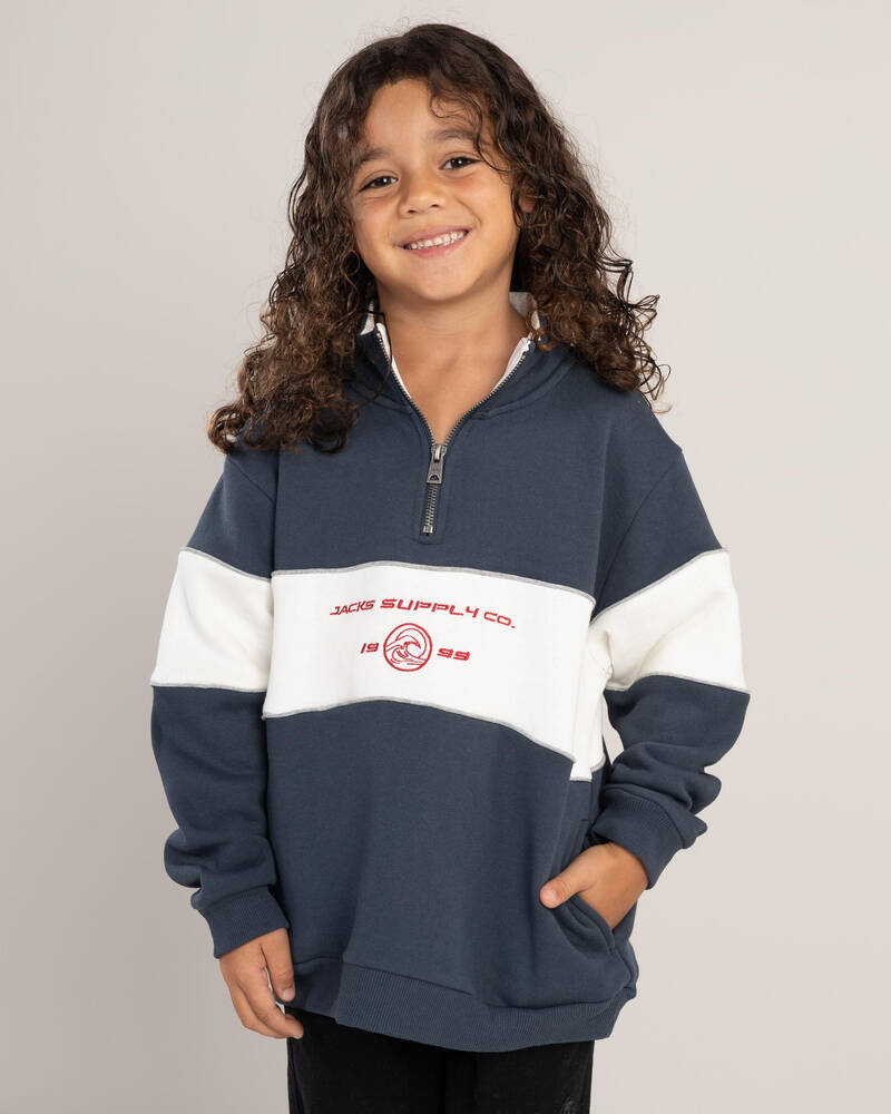 Jacks Toddlers' Zone Quarter Zip Sweatshirt for Mens