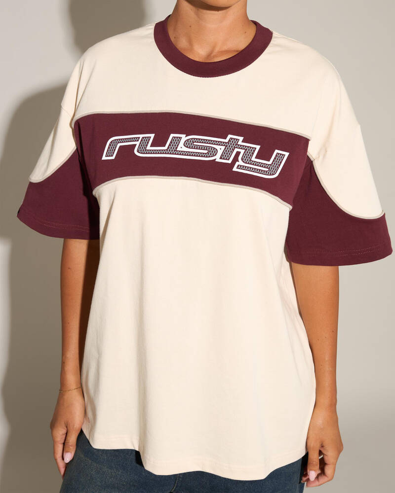 Rusty Kinetic Oversized T-Shirt for Womens