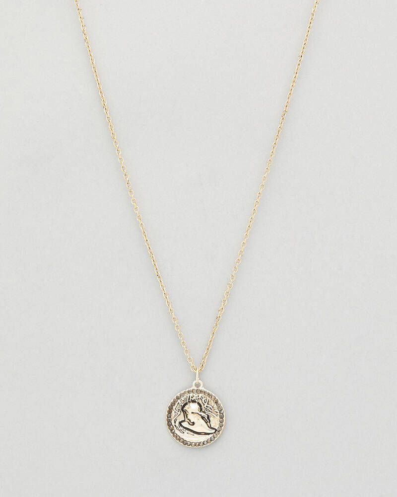 REPUBLIK Republik Gold Coin Necklace for Mens