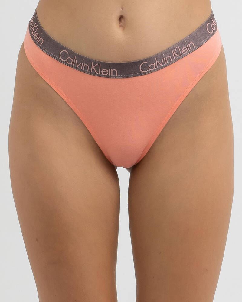 Calvin Klein Radiant Cotton Thong for Womens