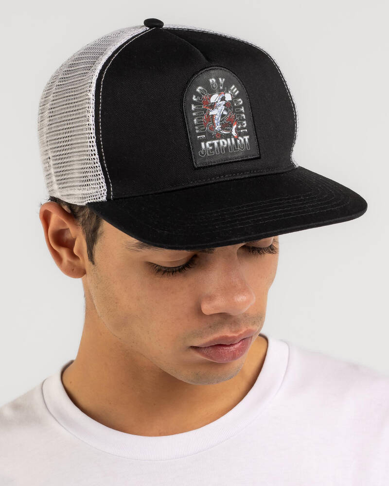 Jetpilot Shark Flash Trucker Cap for Mens