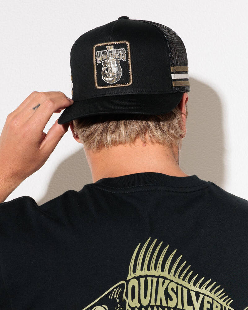 The Mad Hueys Scootin Shoey Twill Trucker Cap for Mens
