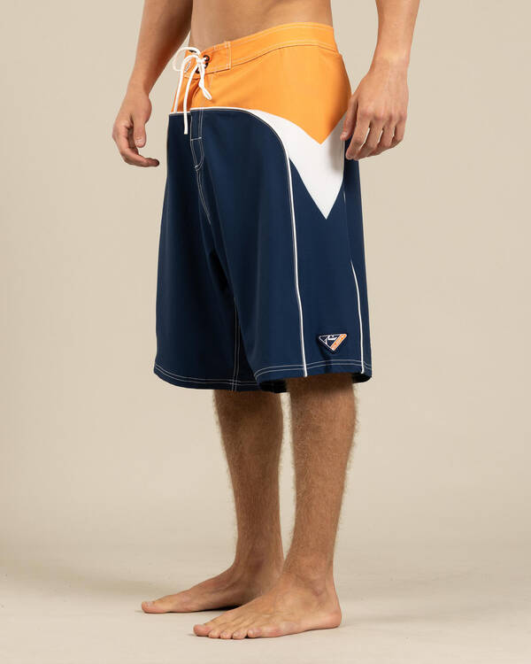 Straight Pipe Fixed Waist Board Shorts