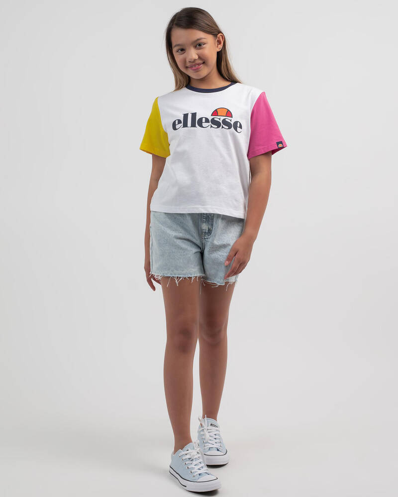 Ellesse Girls' Flar Crop T-Shirt for Womens