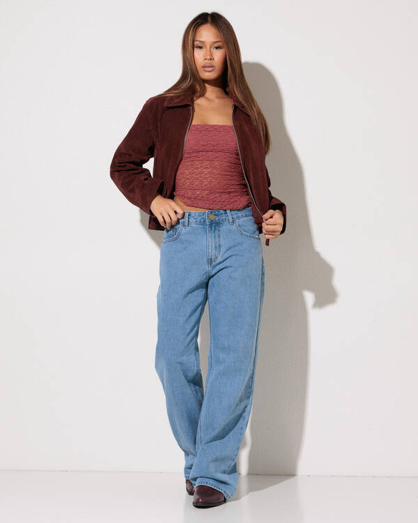 DESU Icon Straight Leg Jeans for Womens