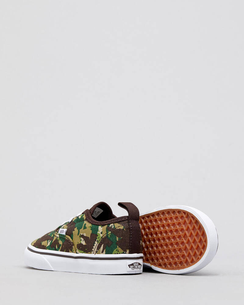 Vans Kids' Authentic Elastic Lace Animal Shoes for Mens
