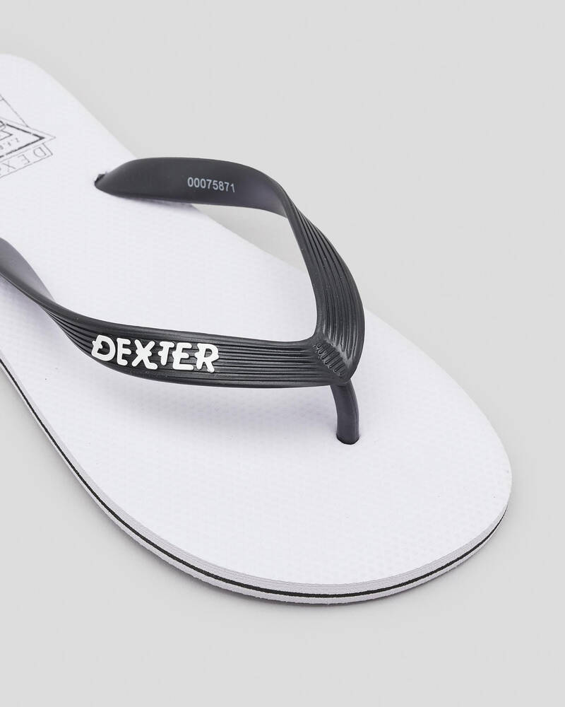 Dexter Fearless Thongs In White - Fast Shipping & Easy Returns - City ...