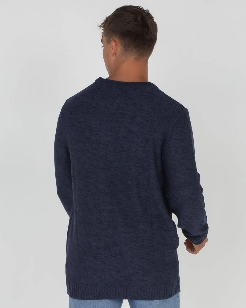 Rusty Skyliner Crew Knit Sweatshirt for Mens