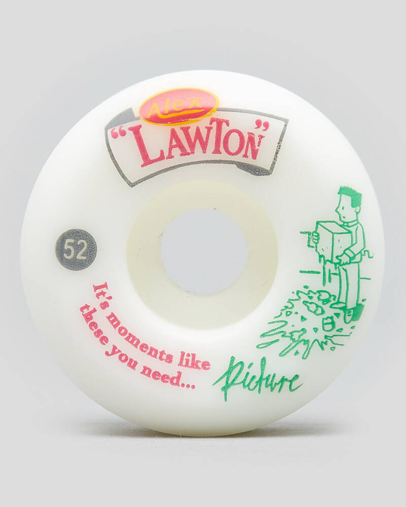 Picture Wheel Company Alex Lawton Moments Pro 52mm Skateboard Wheels for Mens