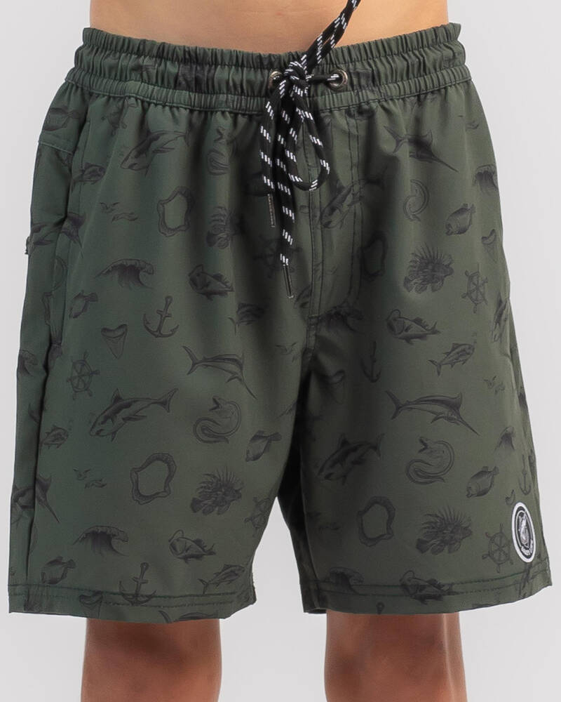 Salty Life Boys' Deep Mully Shorts for Mens