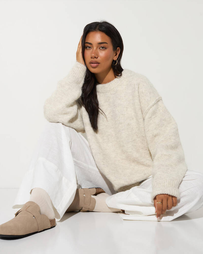 Mooloola Lush Crew Neck Knit Jumper for Womens