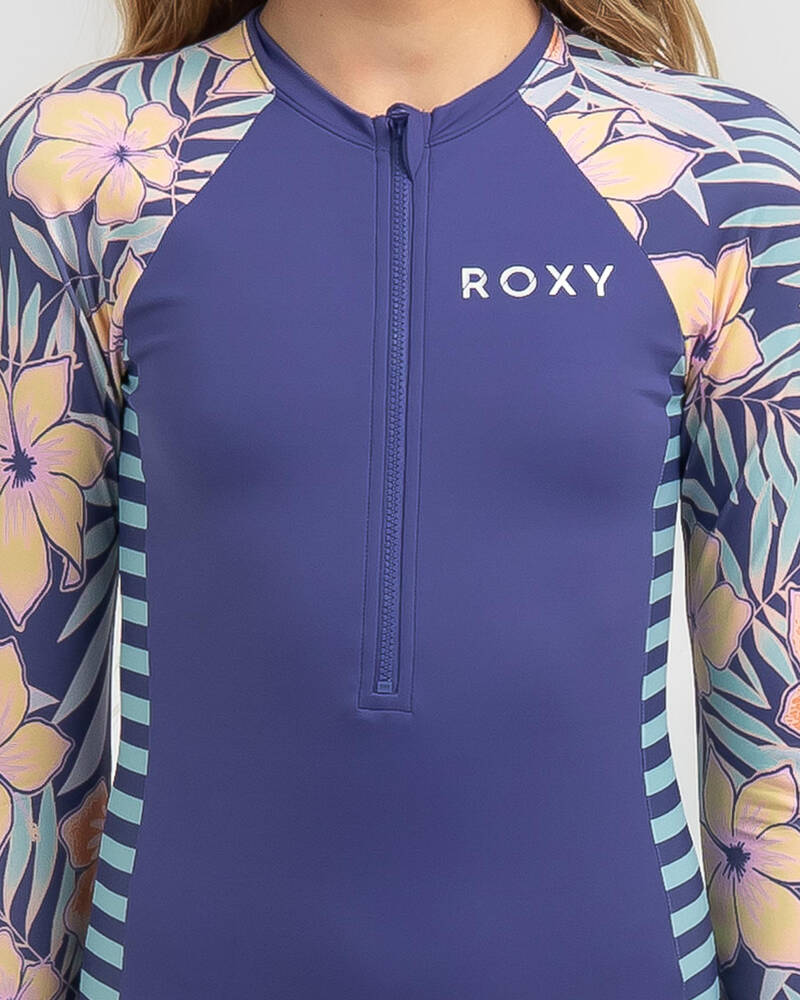 Roxy Girls' Funky Palm Long Sleeve Surfsuit for Womens