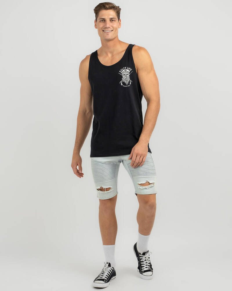 Salty Life Oceans Folly Singlet for Mens