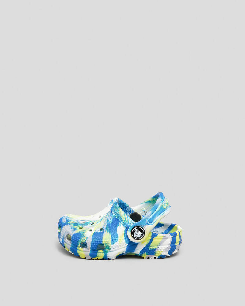 Crocs Toddlers' Classic Marble Clog Sandals for Unisex