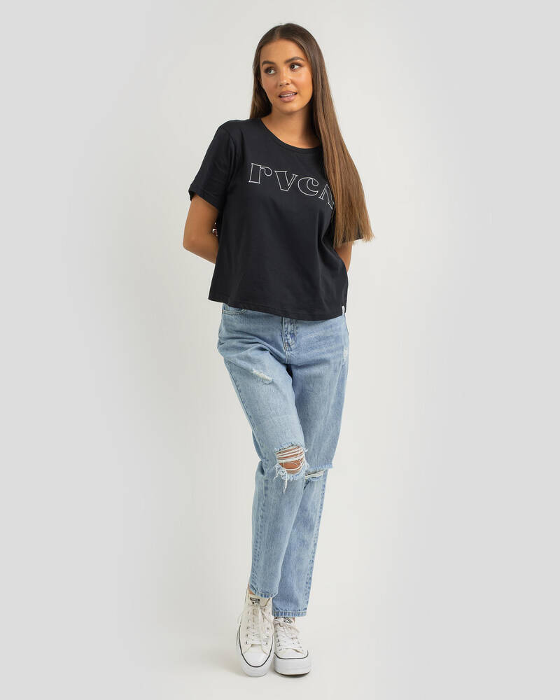 RVCA Curl Keyline T-Shirt for Womens