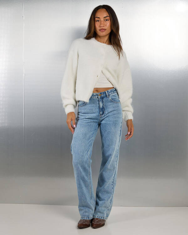 DESU Rocker Straight Leg Jeans for Womens