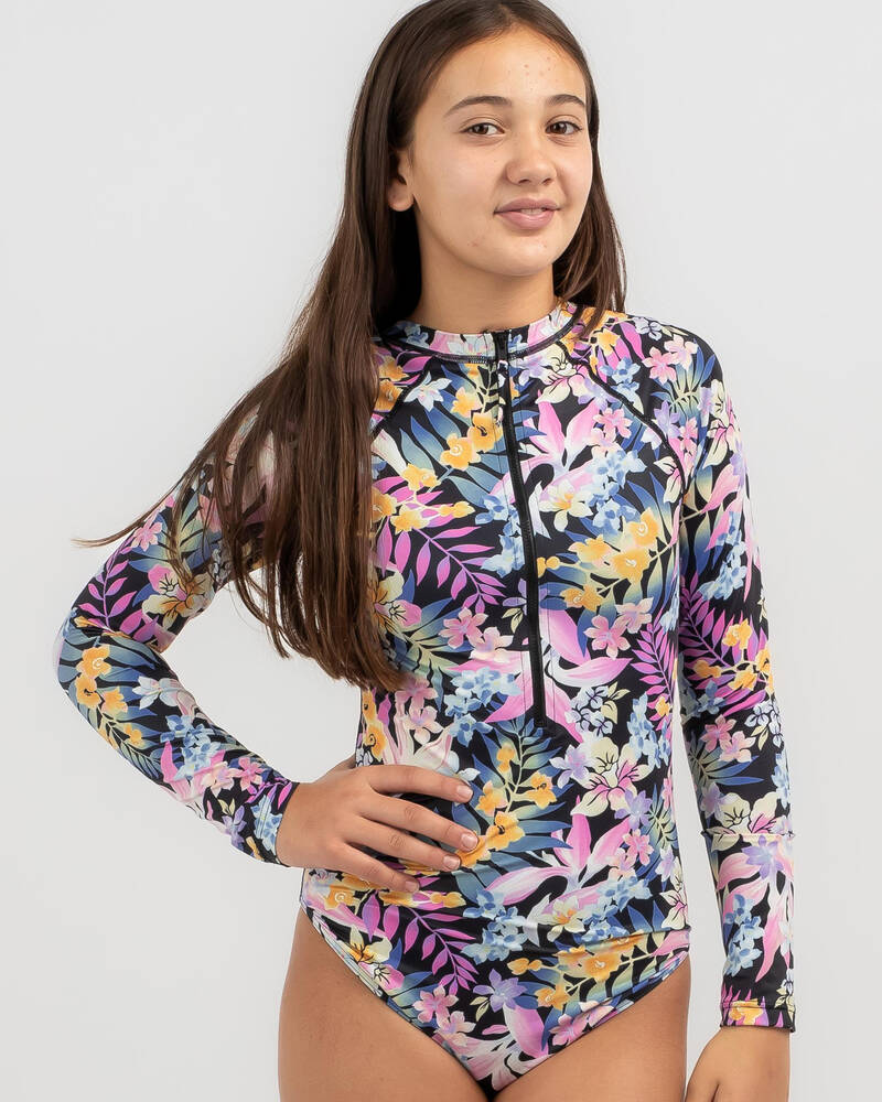 Billabong Girls' Peaceful Palms Long Sleeve Surfsuit for Womens