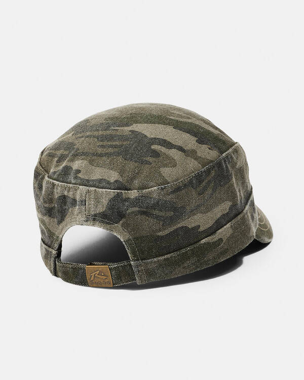 Rusty Punked Camo Military Cap for Womens