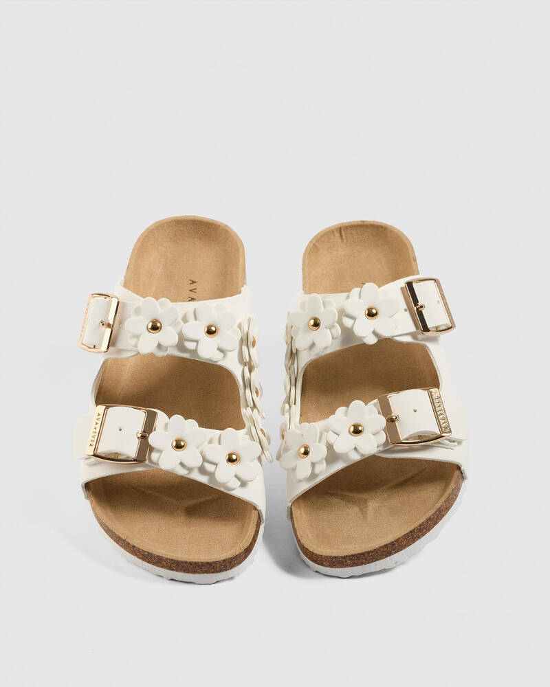 Ava And Ever Girls' Daisy Slide Sandals for Womens