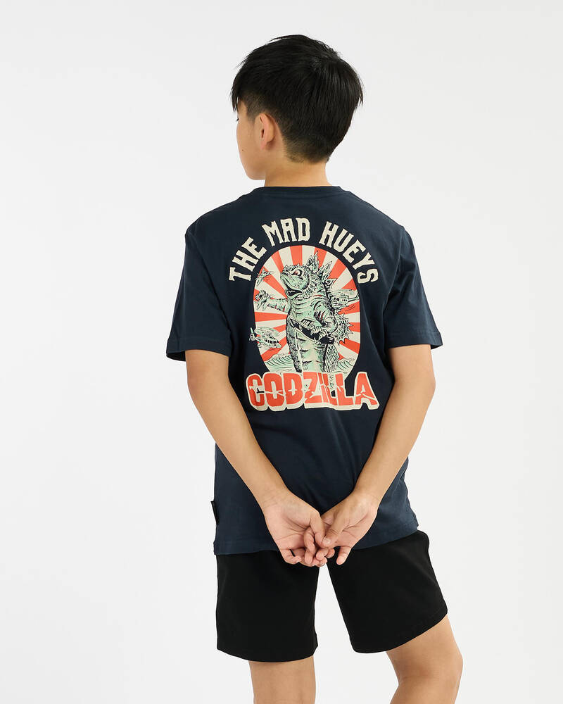 The Mad Hueys Boys' Codzilla Forever T-Shirt for Mens
