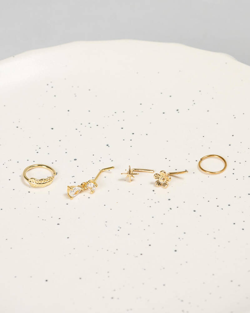 Karyn In LA Aro Nose Ring Pack for Womens