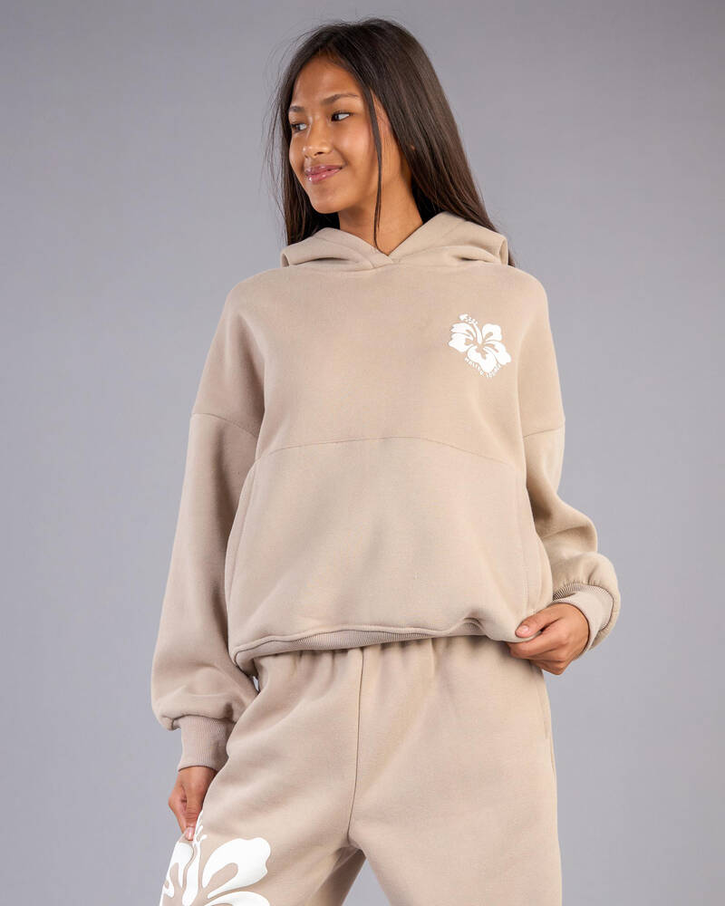 Malibu Lounge Girls&rsquo;Hibiscus Hoodie for Womens