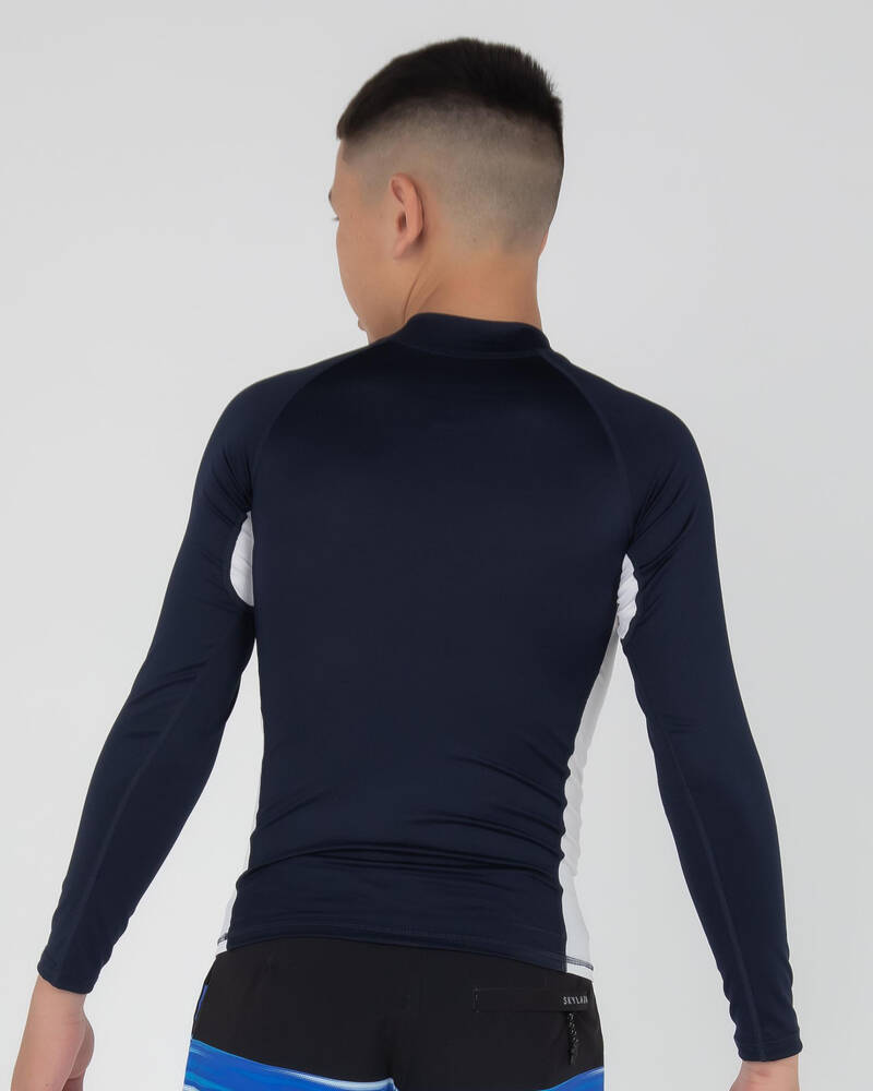 Jacks Boys' Conquer Long Sleeve Rash Vest for Mens