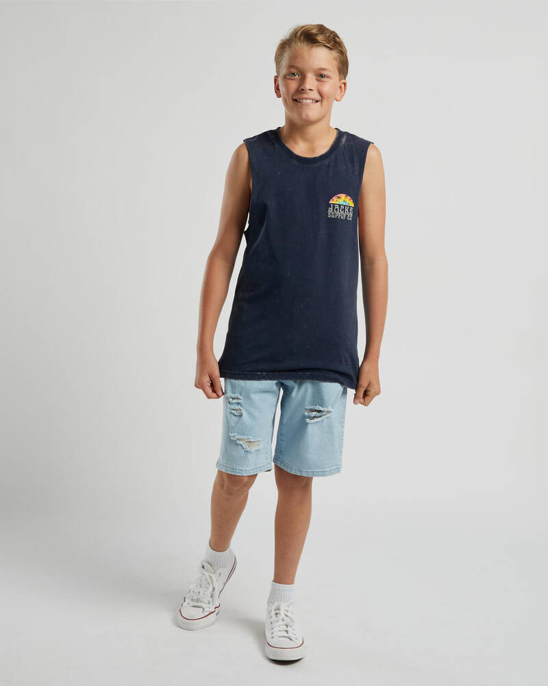 Jacks Boys' Aloha Muscle Tank for Mens