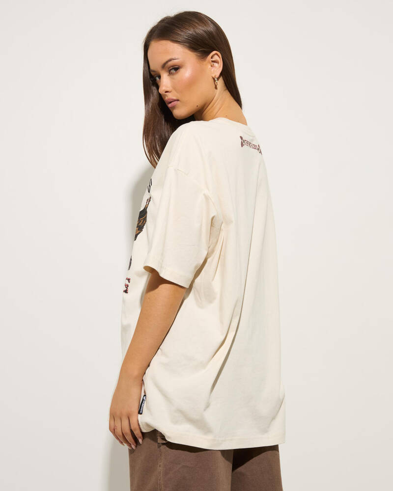 The Mad Hueys Make No Bones Oversized T-Shirt for Womens