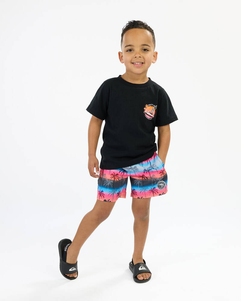 Salty Life Toddlers' Afterglow Elastic Waist Shorts for Mens