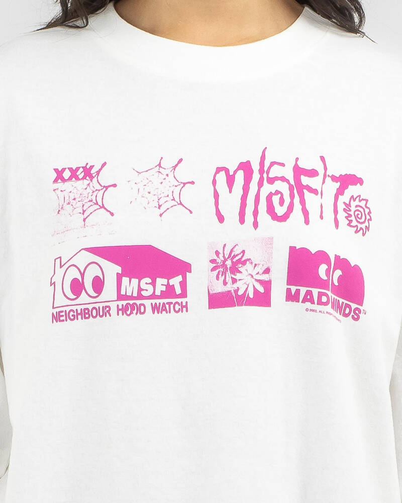M/SF/T Hood Watch OS T-Shirt for Womens